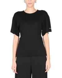 Stella McCartney - Crew-Neck T-Shirt With Chain Detail - Lyst