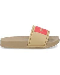 HUGO - Ciabatta Con La Fascia Logata - Lyst