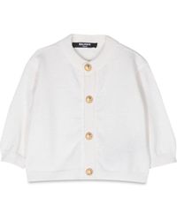 Balmain - Cardigan With Buttons - Lyst
