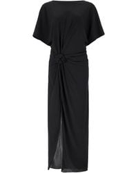 ROTATE BIRGER CHRISTENSEN - Abito Lungo Con Spacco - Lyst