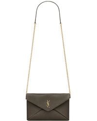 Saint Laurent - Clutch Bag With Chain Cassandras - Lyst