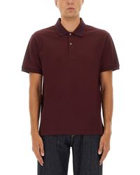 McQueen - Polo Shirt With Logo On The Collar - Lyst