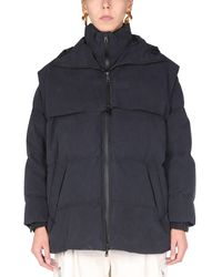 Bottega Veneta - Satin Poplin Hooded Down Jacket - Lyst