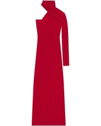 Courreges - One Shoulder Maxi Dress - Lyst