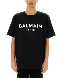 Balmain - T-shirts and polos black - Lyst