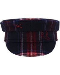 Ruslan Baginskiy - Cappello Baker Boy Con Motivo Check - Lyst