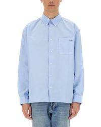 A.P.C. - A. P.C. Camicia "Mateo" - Lyst