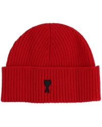 Ami Paris - 'Ami De Coeur' Beanie - Lyst