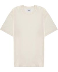AMISH - T-Shirt Con Micro Logo - Lyst