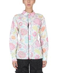 Marine Serre - Floral Print Shirt - Lyst
