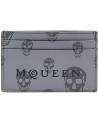 McQueen - Card Holder "Skull" - Lyst