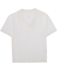 Maison Margiela - Cotton Short-Sleeve Polo Shirt - Lyst