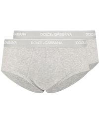Dolce & Gabbana - Dolce & Gabbana Bi-Pack Briefs "Brando" - Lyst