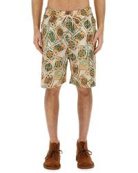 Drole de Monsieur - Bermuda Shorts With Print - Lyst