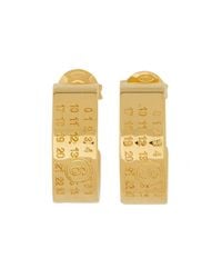 MM6 by Maison Martin Margiela - Logo Earrings-Donna - Lyst