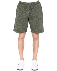 KENZO - Animal Print Shorts - Lyst