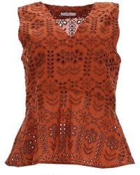 Paul Smith - Top With Perforated Pattern - Lyst
