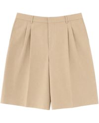 Ami Paris - Shorts With Pleats - Lyst