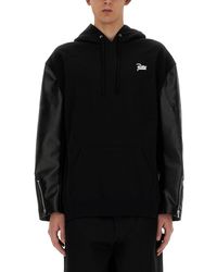 Junya Watanabe - Hooded Flap Sweatshirt - Lyst