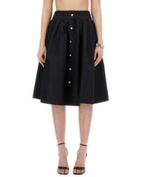 Moschino - Poplin Skirt - Lyst