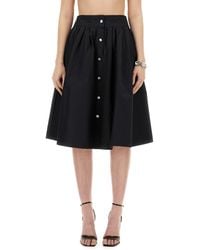 Moschino - Poplin Skirt - Lyst
