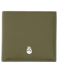 McQueen - Bifold Wallet "The Skull" - Lyst