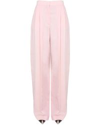 McQueen - Wide Leg Pants - Lyst