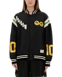 Barrow - Satin Bomber Jacket - Lyst