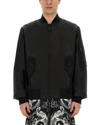 Versace Jeans Couture - Technical Fabric Jacket - Lyst