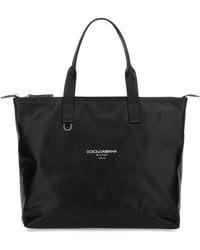 Dolce & Gabbana - Leather Shopper Bag - Lyst