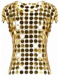 Rabanne - Top "The Sparkle Disc" - Lyst