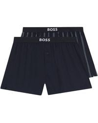 BOSS - 2-Pack Boxer Con Logo - Lyst