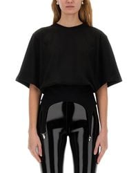 Fiorucci - T-Shirt With Suspenders - Lyst