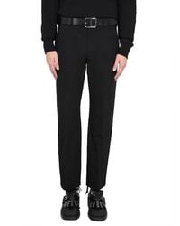 McQueen - Concealed Closure Workwear Pants - Lyst