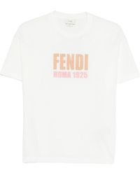 Fendi - T-Shirt With Logo - Lyst