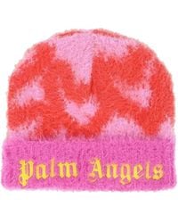 Palm Angels - Beanie Hat "Heart" - Lyst