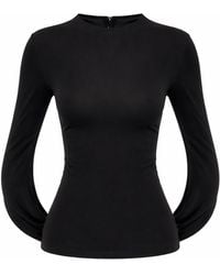 Alexander Wang - Solid Round Neck Top - Lyst