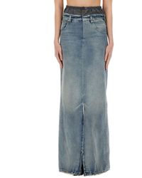 Maison Margiela - Skirt: Anonymity Of The Lining Cotton - Lyst