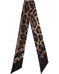 Dolce & Gabbana - Bandeau Silk Scarf - Lyst