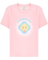 CASABLANCA - Graphic Crew Neck T-Shirt - Lyst