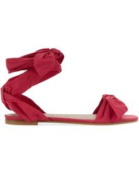 Red(V) - Knot Me Up Taffeta Sandal - Lyst