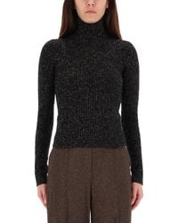 Max Mara - Wool And Cashmere Mouliné Turtleneck - Lyst