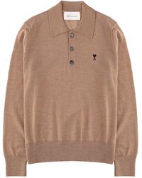 Ami Paris - Polo Con Logo - Lyst