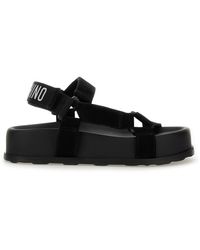 Moschino - Leather Sandals - Lyst