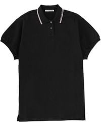 T By Alexander Wang - Alexanderwang. T Cotton Mini Polo Dress - Lyst