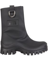 MSGM - Matte Mid-Calf Rain Boots - Lyst