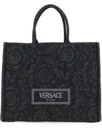 Versace - Borsa Shopper Grande "Athena Barocco" - Lyst