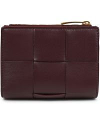 Bottega Veneta - Bi-Fold Wallet With Zipper Small - Lyst