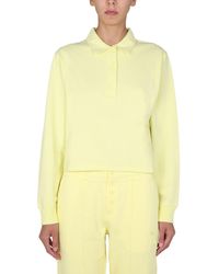 Helmut Lang - Solid Shirt Collar Polo - Lyst