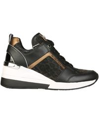 georgie woven leather trainer